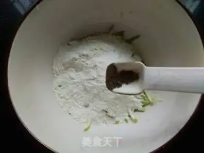 Make Squid egg pancakes step 5