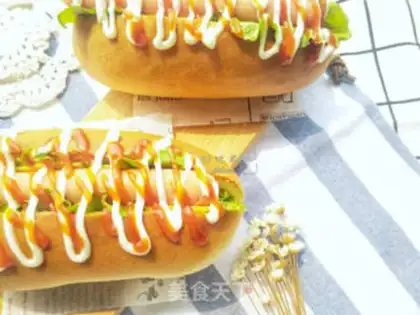 Make Ham hot dog step 14