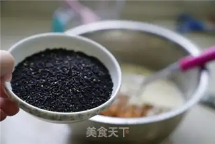Make Sesame cake step 5