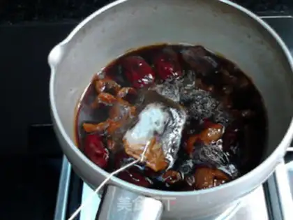 Make Cinnamon and red date tea step 5