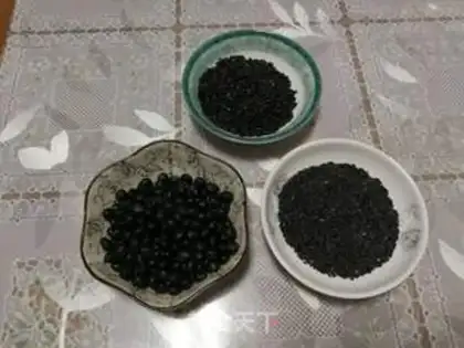Make Three black beans step 0