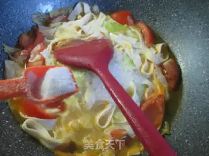 Make Tomato with a cabbage knife step 5