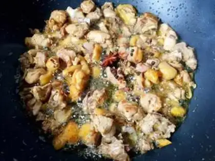 Make Spicy dry chicken step 7