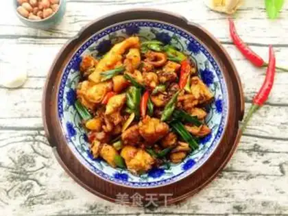 Make Spicy dry chicken step 12