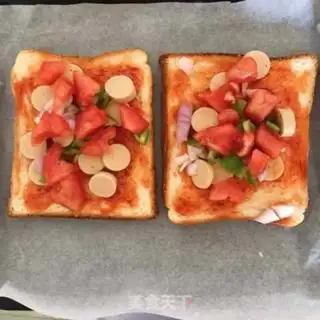 Make Bread pizza step 2