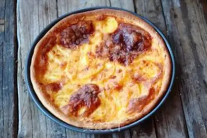 Make Peach pizza step 10