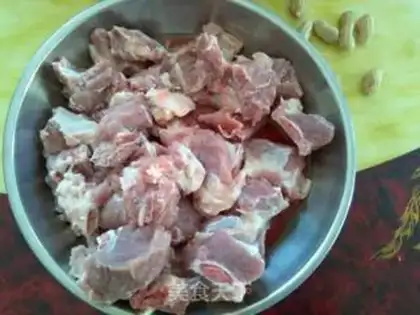 Make radish and fried meat step 0