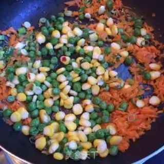 Make Carrot corn fried rice step 5