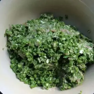 Make Porky bean pork dumplings step 4