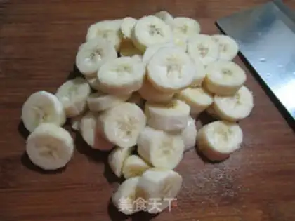 Make Banana rice porridge step 1