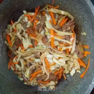 Make Steak noodles step 7