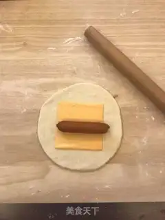 Make Hot dog cheese bread step 5