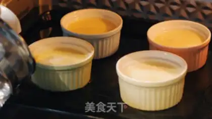 Make French caramel pudding step 6