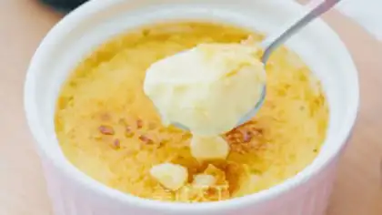 Make French caramel pudding step 9