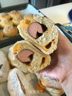 Make Hot dog cheese bread step 13