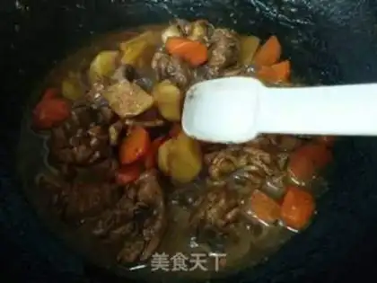 Make Potato carrot chicken leg step 12