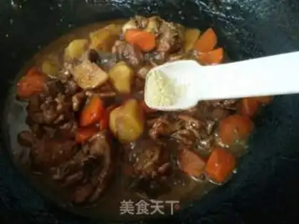 Make Potato carrot chicken leg step 13
