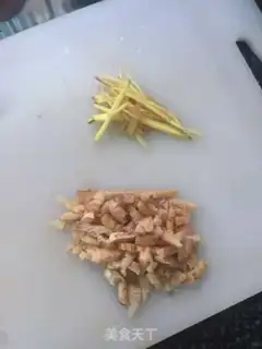 Make Salted fish meatloaf step 1