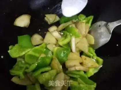Make Potato and pepper step 5