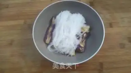 Make Garlic fan steamed eggplant step 15