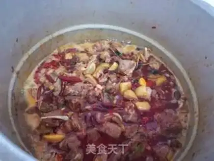 Make Yellow lamb step 8