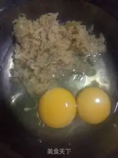 Make Shrimp-skinned eggs step 0