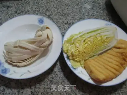 Make Orchid-dry dolls cut noodles step 0