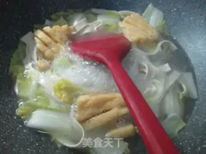 Make Orchid-dry dolls cut noodles step 4