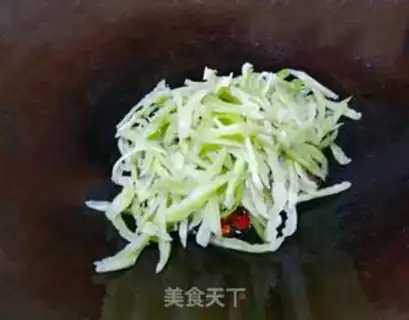 Make The bitter melon comes back to the pot step 14