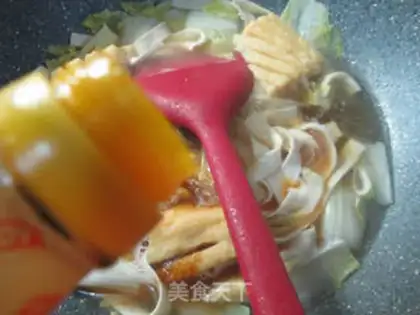 Make Orchid-dry dolls cut noodles step 5