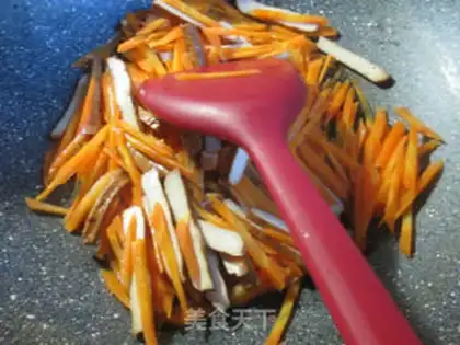Make Scrambled carrots step 4