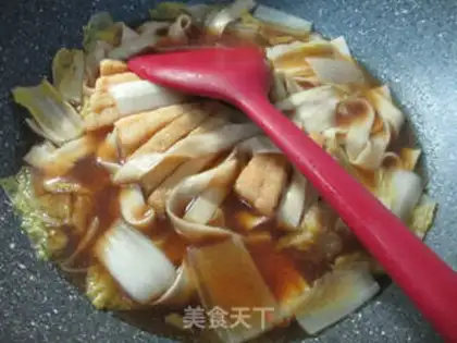 Make Orchid-dry dolls cut noodles step 8