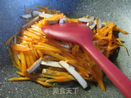 Make Scrambled carrots step 7