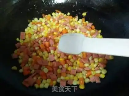 Make Ham sausage carrots for corn step 6