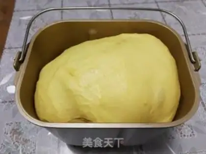 Make Pumpkin hot dog bread step 4