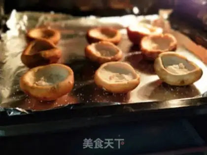 Make Garlic eel roast mushrooms step 3