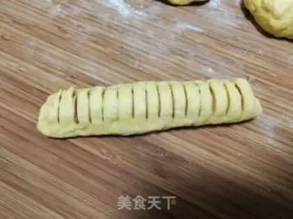 Make Pumpkin hot dog bread step 8