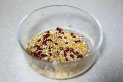 Make Five grains of rice step 1