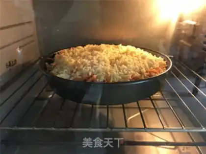 Make Egg noodles pizza step 8