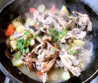 Make Chicken and fork stew step 9