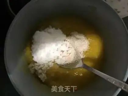 Make Pumpkin buns step 1