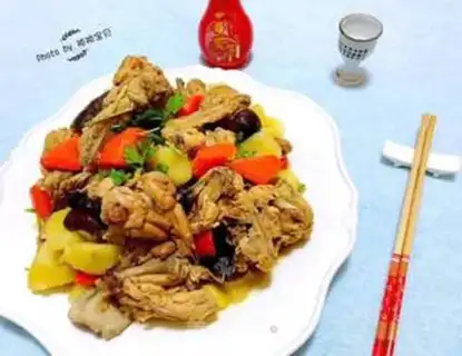 Make Chicken and fork stew step 11