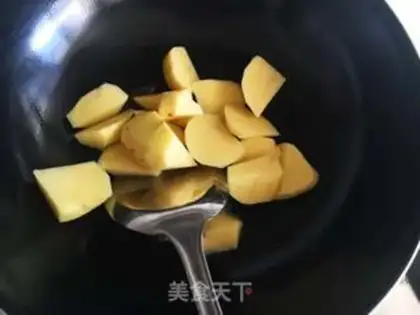 Make Yellow chicken step 4
