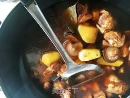 Make Yellow chicken step 8
