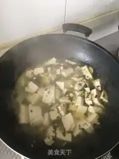 Make Snow gravy tofu step 4