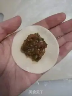 Make Celery pork dumplings step 12