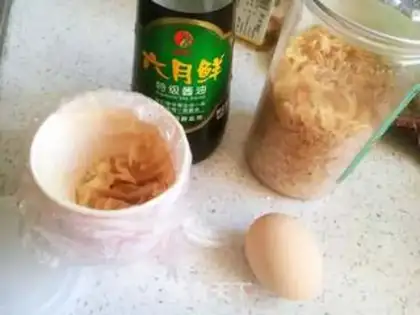 Make Egg shrimp soup step 0