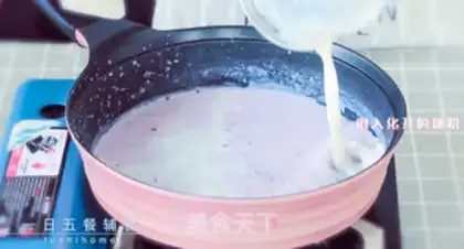 Make Pink pudding step 3