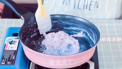 Make Pink pudding step 4