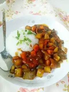 Make Potato beef curry step 6
